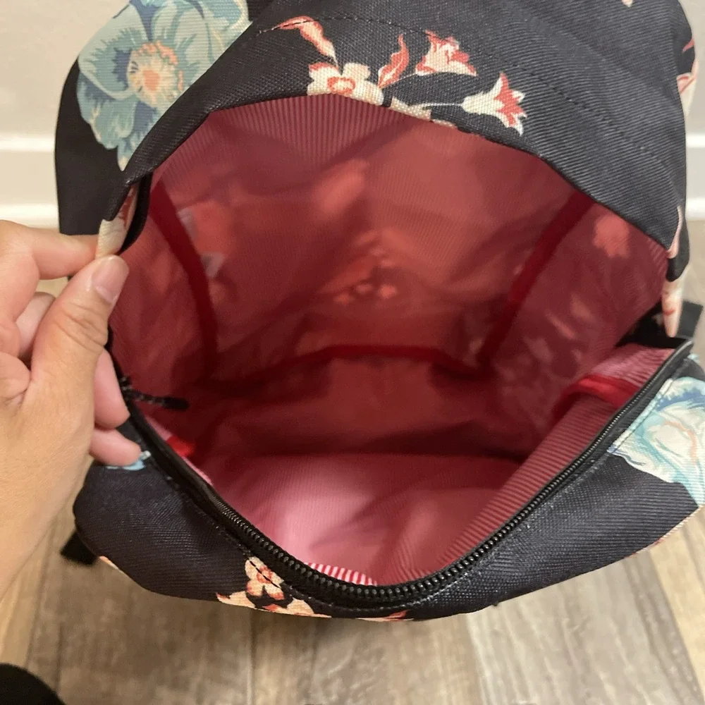 Herschel Floral Print Backpack One Compartment 12x18x4